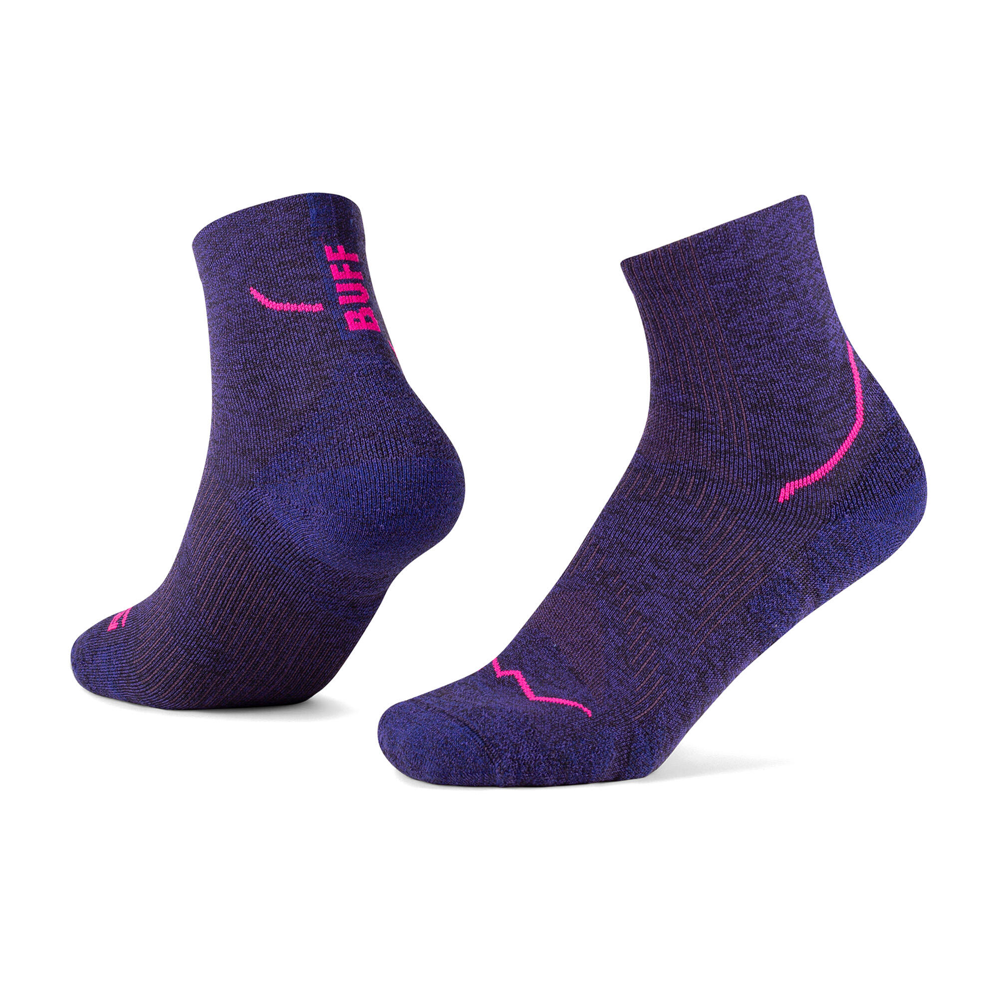 Chaussettes Buff Dryflx Quarter Violet 5/5