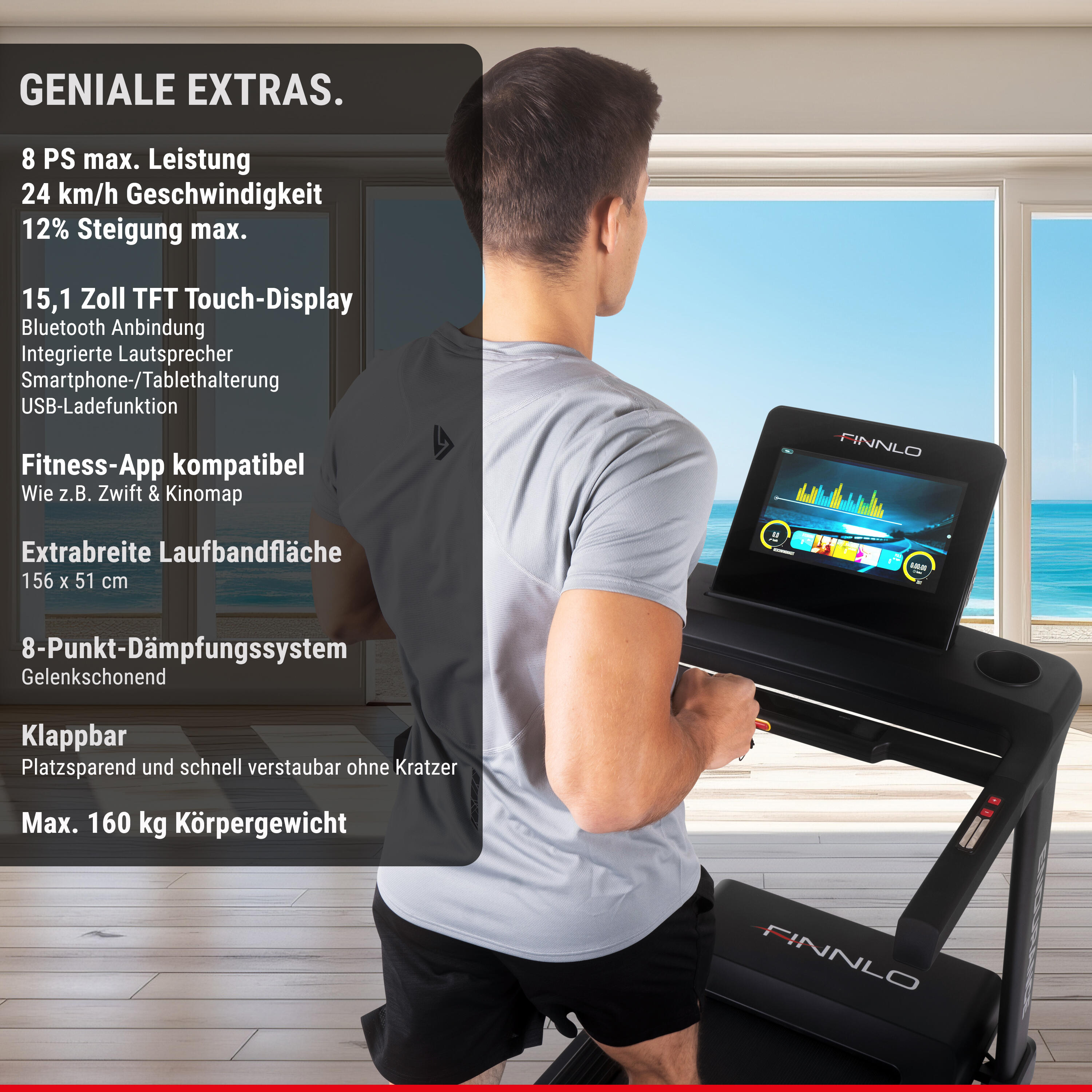 Finnlo Laufband Endurance TFT 4/9
