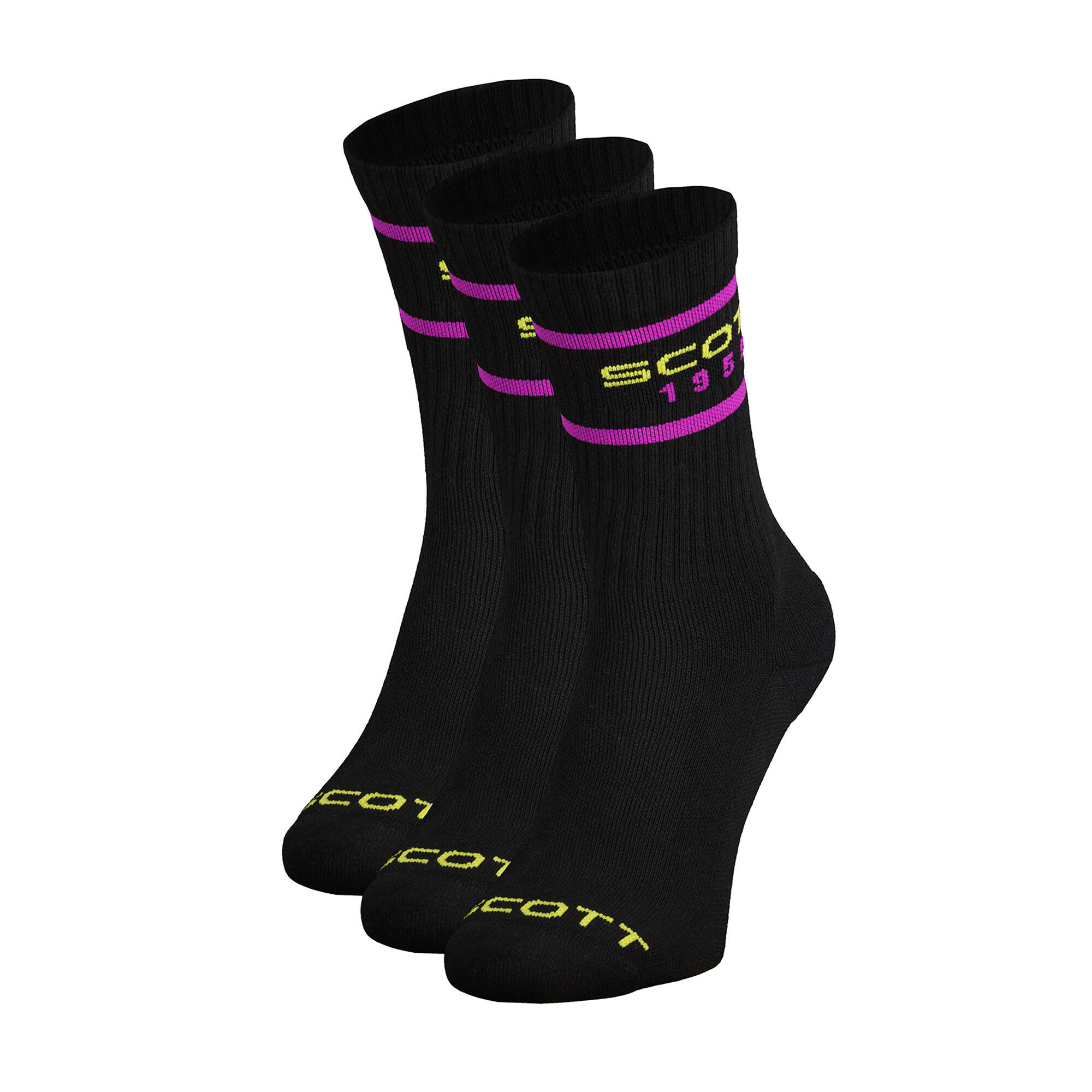 Meias clássicas - RETRO CASUAL CREW PAK-3 4/4