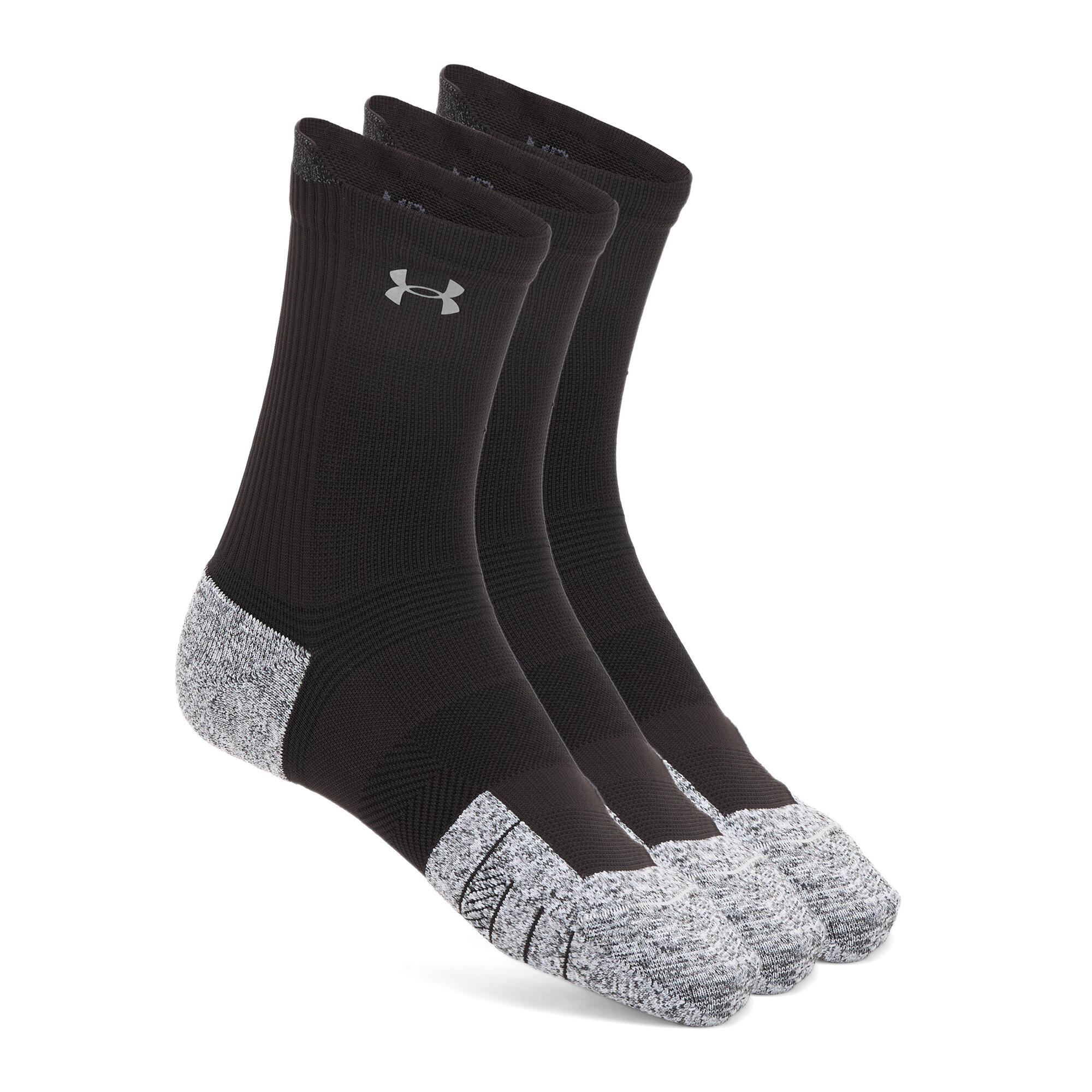 Under Armour Meias 3-pack 34-36 - Run Cushion Mid 5/5
