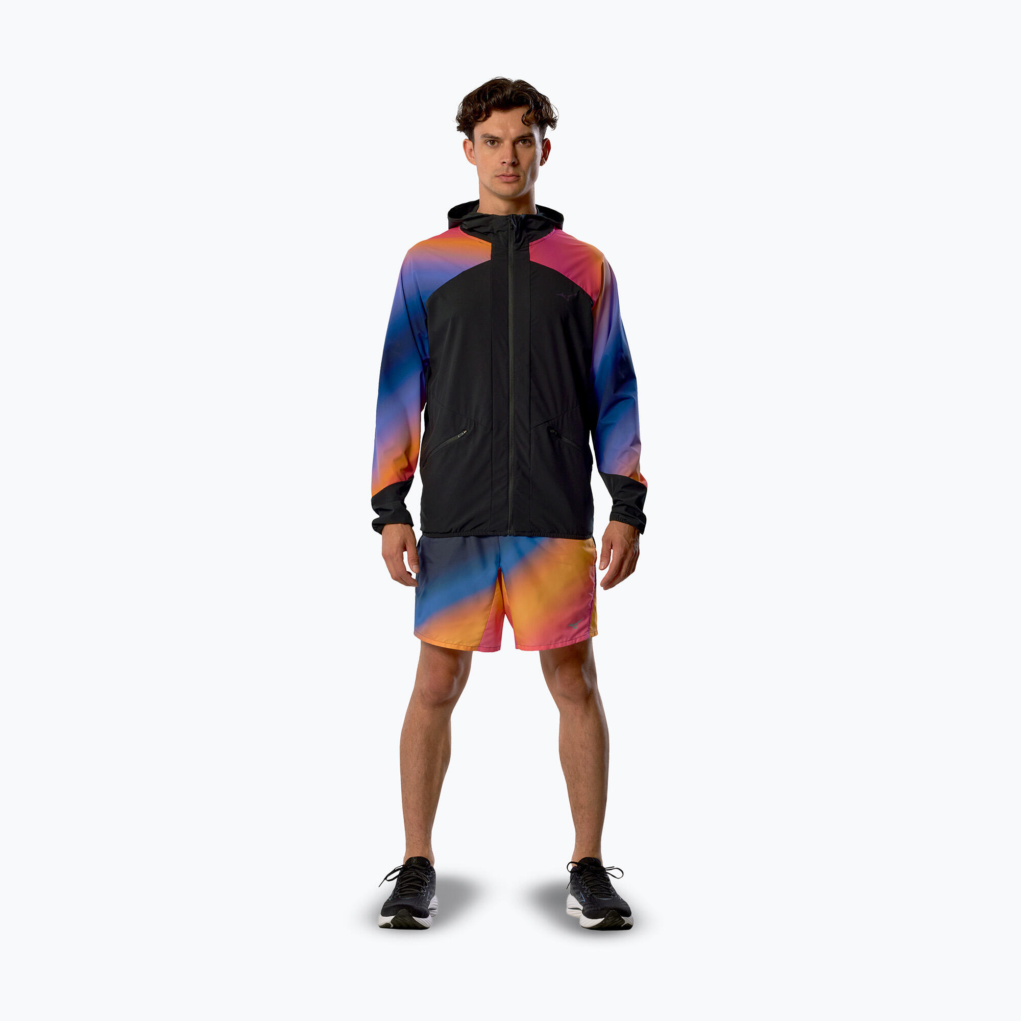 Kurtka do biegania męska Mizuno Active Alpha Hodded 2/7