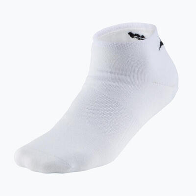 White mizuno training low socks