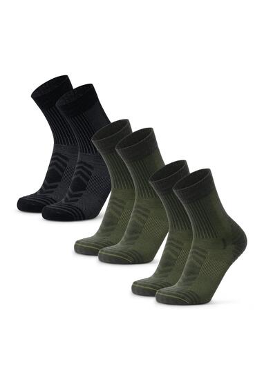 Chaussettes Randonnée Laine Mérinos Légères Respirantes & Chaudes 3 paires