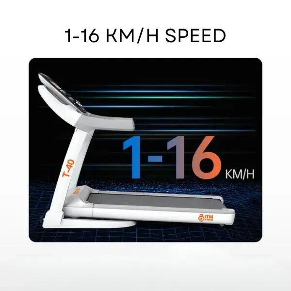 ITM Fitness T-40 Smart Folding Treadmill - 2.5 HP, 18% Auto-Incline 5/5