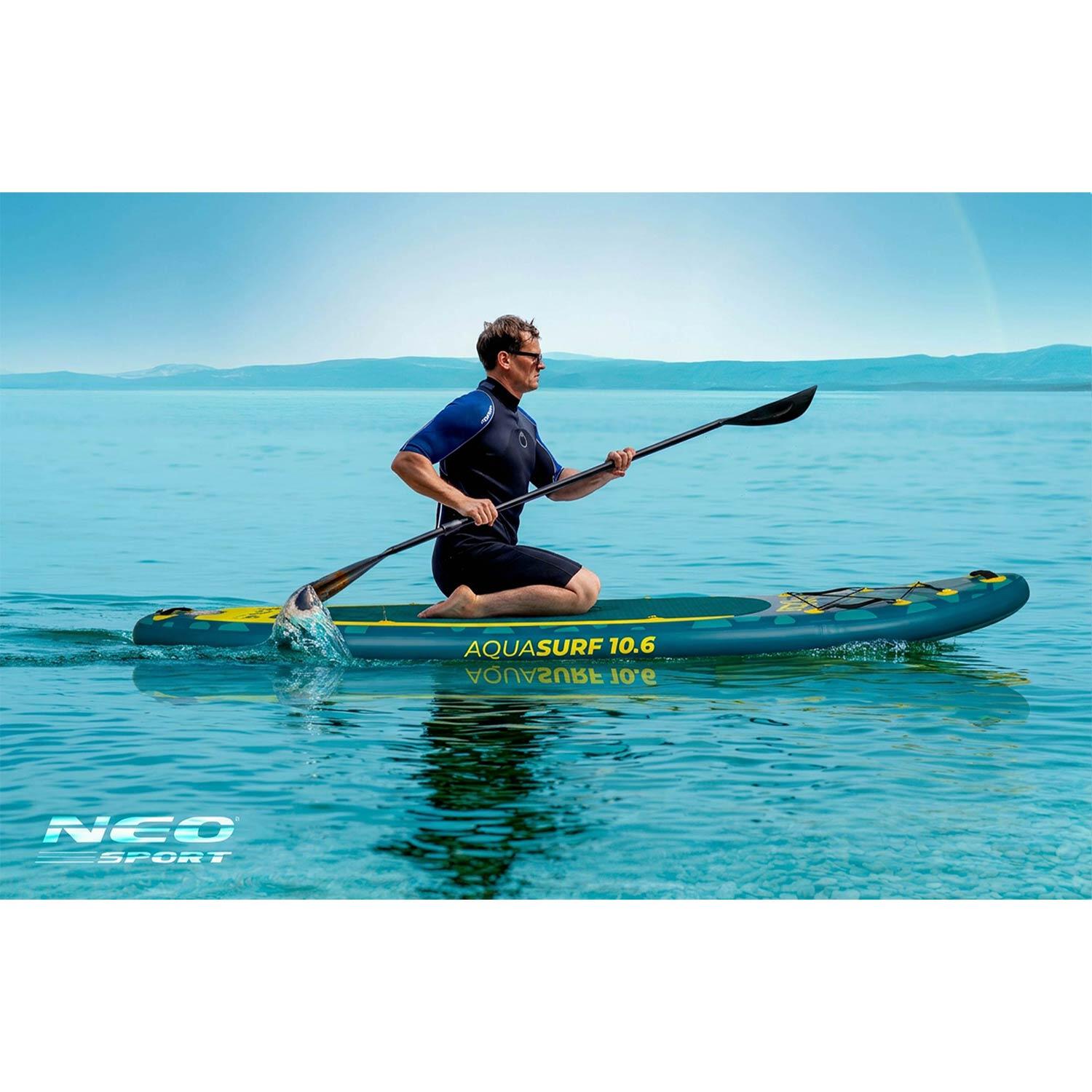 Deska Sup do pływania Neo-sport Aquasurf pompowana Stand Up Paddle 320cm zestaw 3/7
