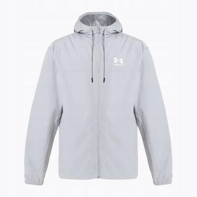 Giacca A Vento Impermeabile Manica Lunga Uomo Under Armour Sportstyle Grigio