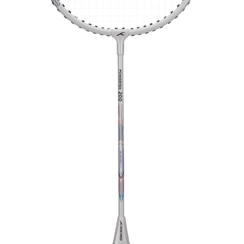 Hundred Badmintonschläger – Powertek 200 Weiß 5/7