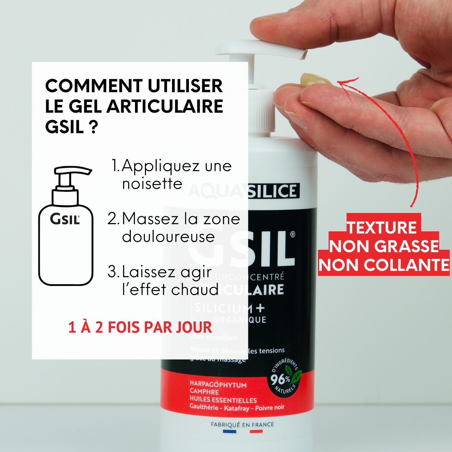 Gel Chauffant - Articulations et Muscles - 500ml Format Économique 4/6