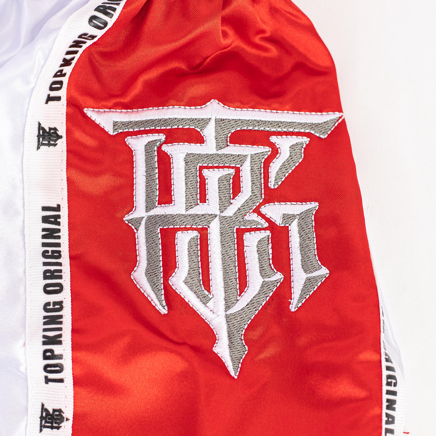 CALÇÕES MUAY THAI TOPKING BRANCO 6/7