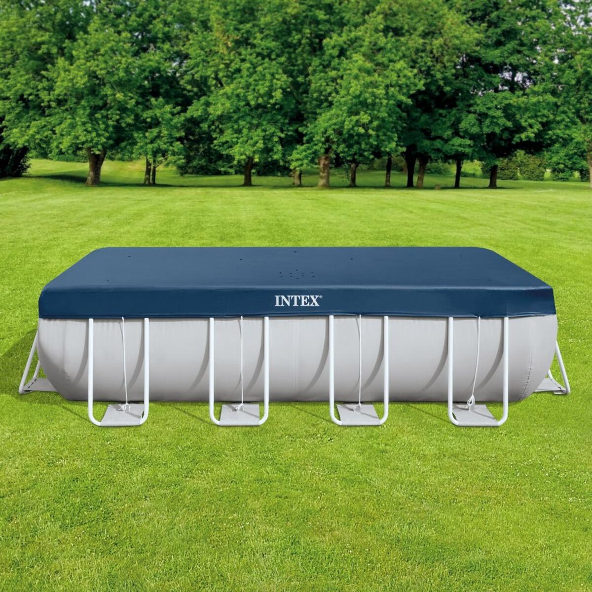 Intex Piscine Rectangulaire Bâche de Couverture 400 x 200 cm 2/4