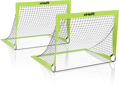 Pop-up voetbaldoelen set - voetbalgoals - 120 x 90 cm