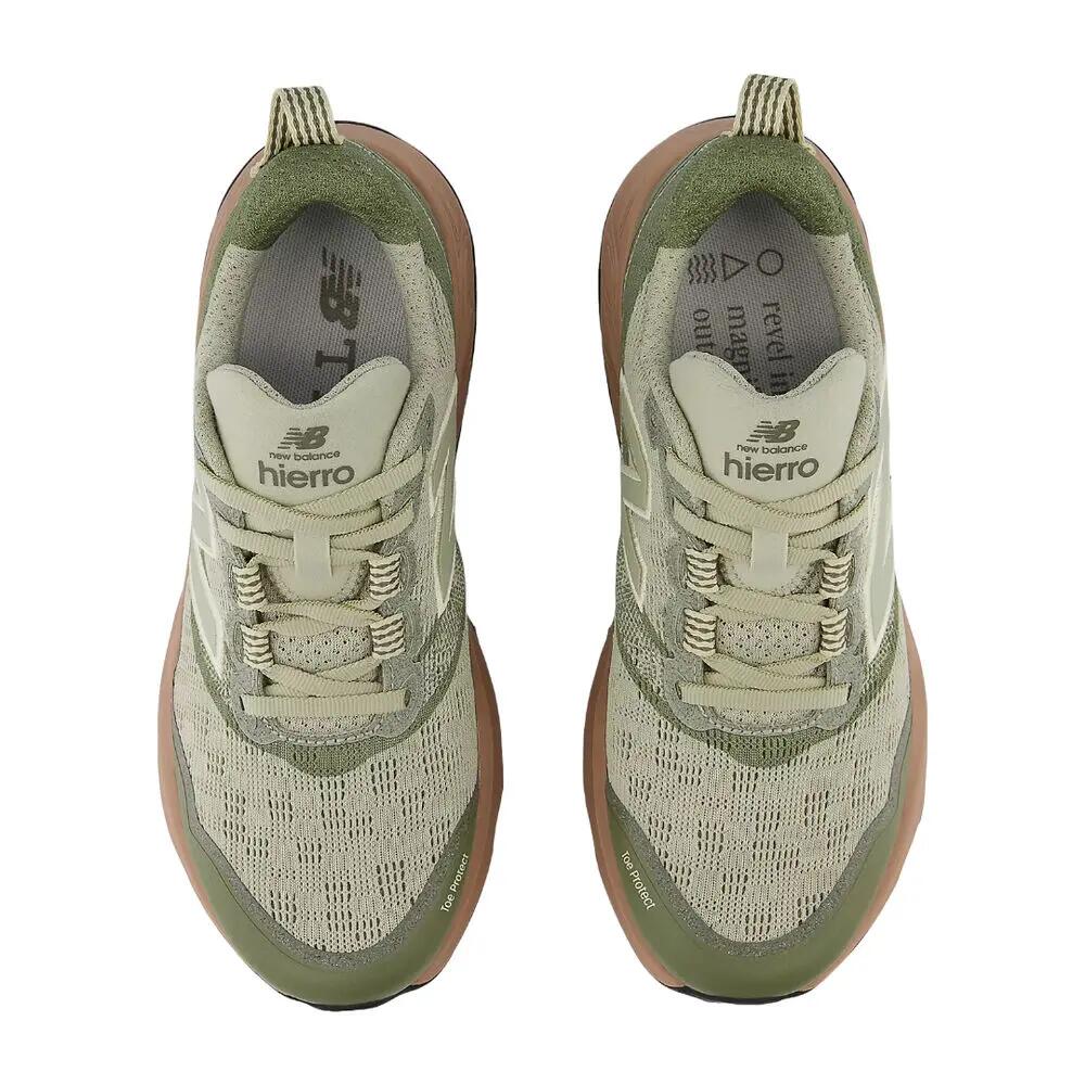 Zapatillas Verdes New Balance Fresh Foam X Hierro v9 Cómoda y Ligera Olivine co 4/5