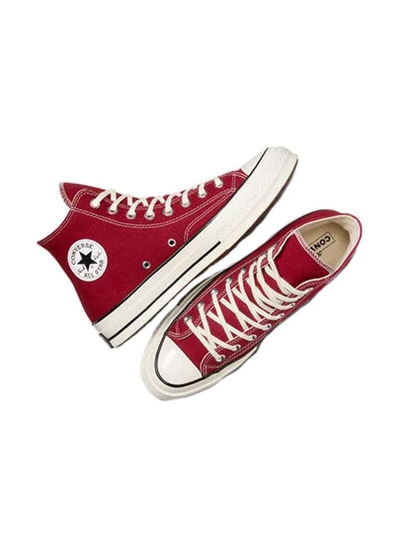 Zapatillas Converse Rojas Chuck 70 Rojo Garza con Parche de Piel Sintética 4/7