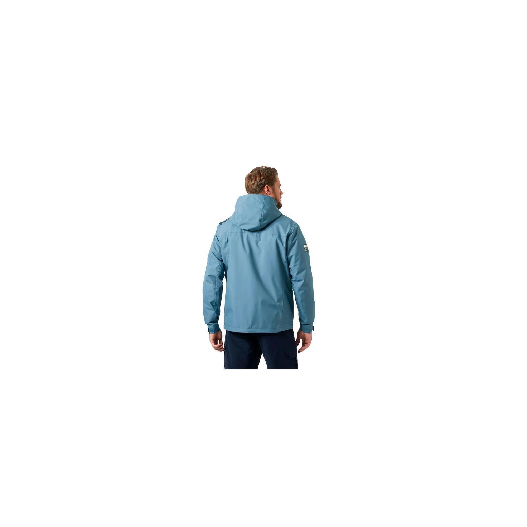Geacă universală 34442601 clasică cu glugă bleu-deschis bărbătească