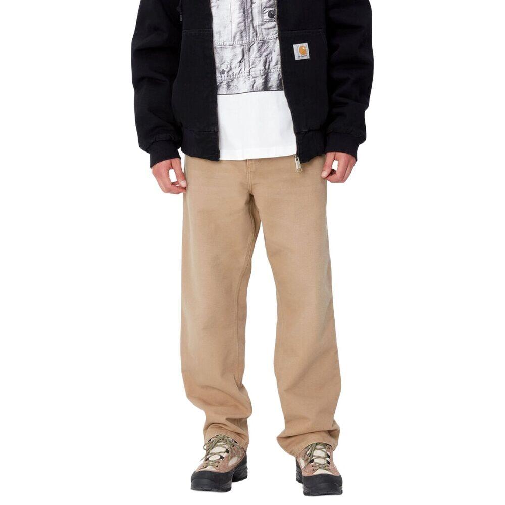 Pantalón Carhartt Beige Single Knee Pant Peanut 3/5