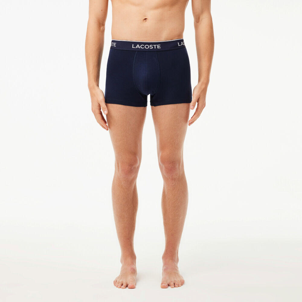 Pack 3 Calzoncillos Azul Marino - Rojo Lacoste Estilo Casual 3/5