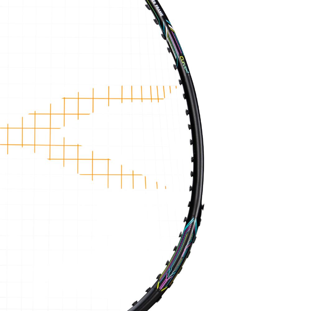 Badmintonschläger (2er-Pack) – Powertek 200 für Anfänger Schwarz 3/7