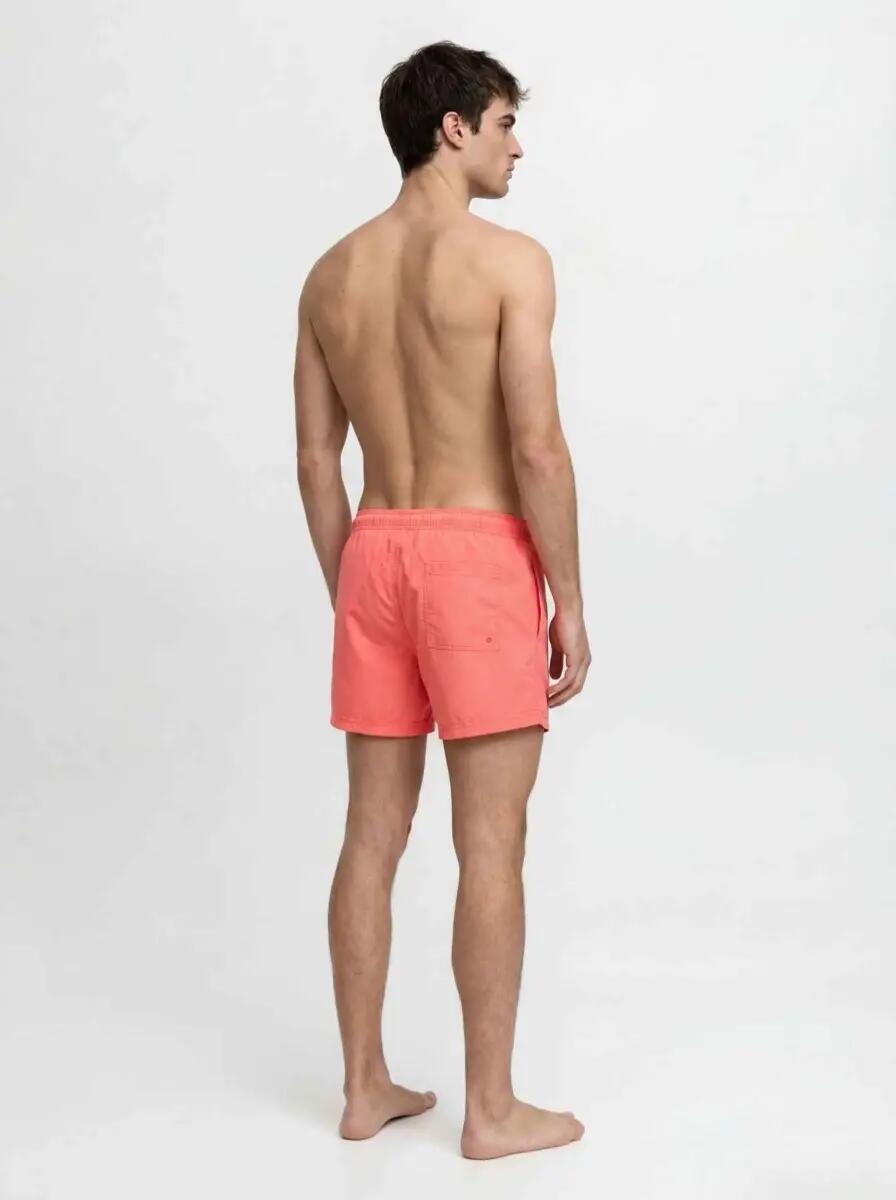Short de bain homme - Tropic Solid - Corail vif 4/7