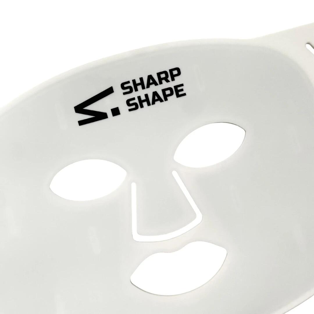 Ergonomická LED maska určená pro světelnou terapii obličeje. 3/5
