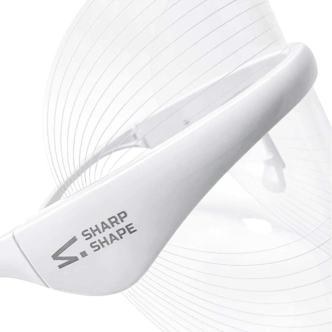 Moderní red light maska Sharp Shape využívající světelnou terapii. 3/4