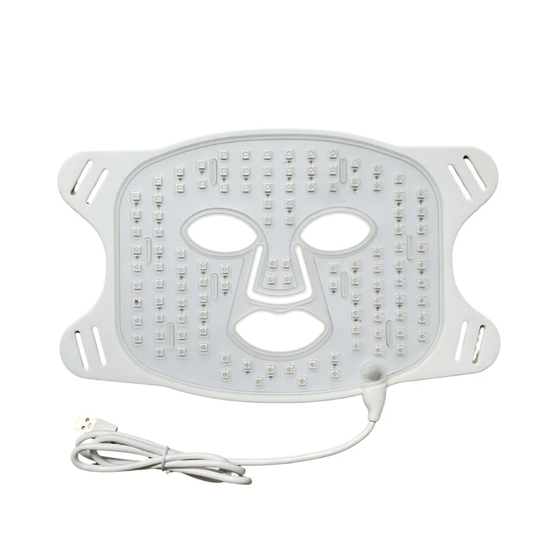 Ergonomická LED maska určená pro světelnou terapii obličeje. 2/5