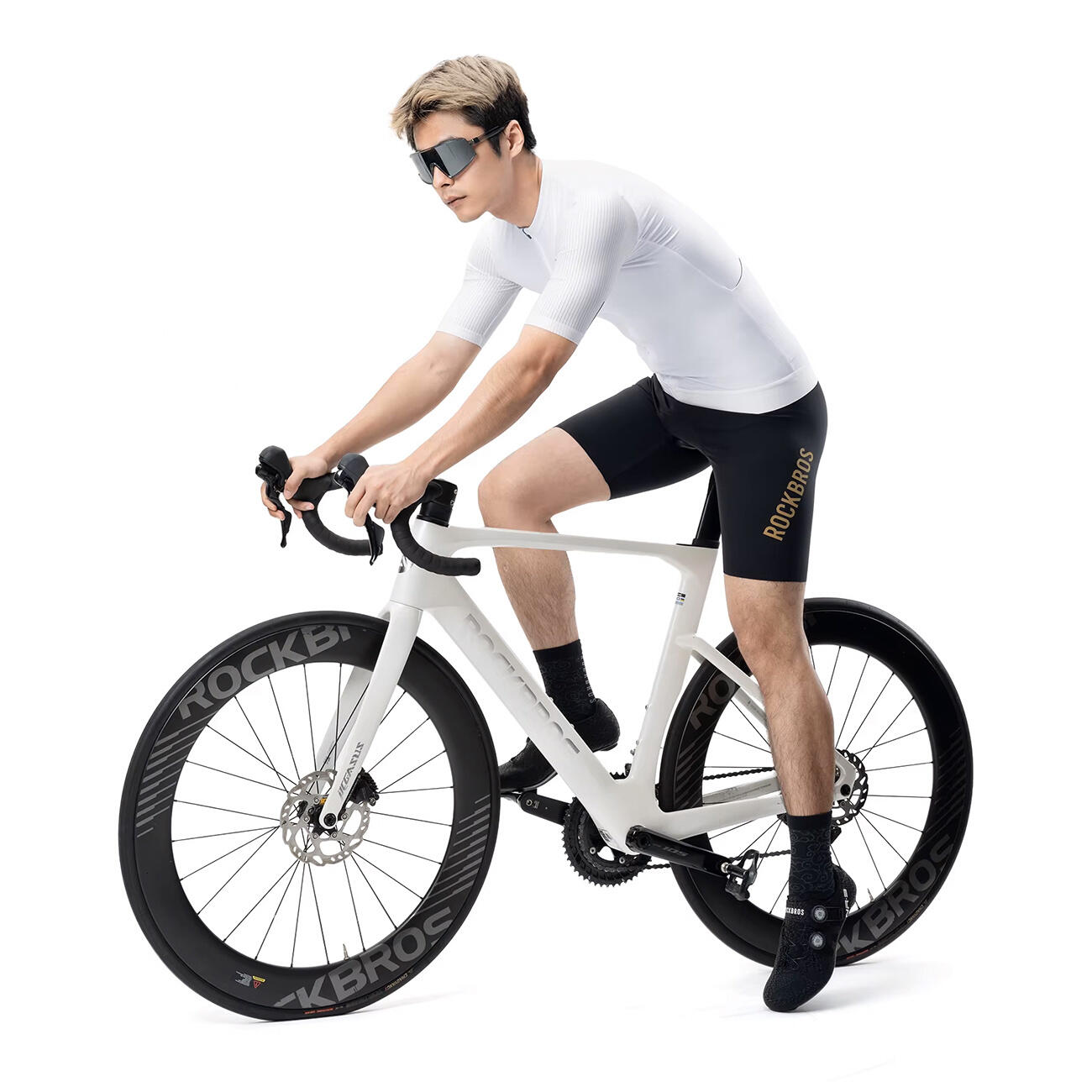 Maglia da ciclismo a maniche corte da uomo Rockbros 4/5