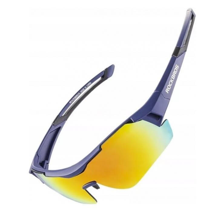 Okulary rowerowe / sportowe z polaryzacją ROCKBROS UV400 (10118) niebieskie 3/3