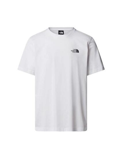 Maglietta da uomo The North Face Logo verticale Bianca
