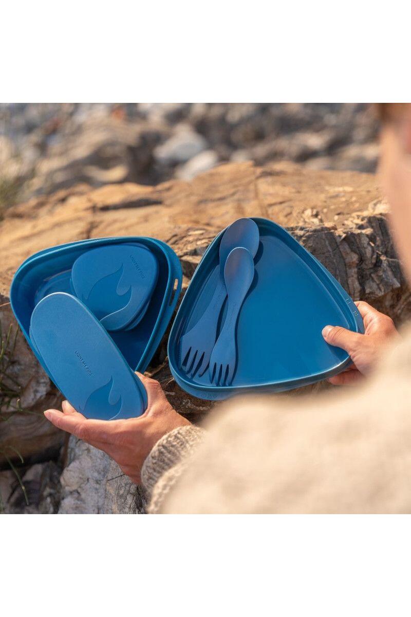 Zestaw naczyń turystycznych Lunch Kit 2.0 niebieski 2/2