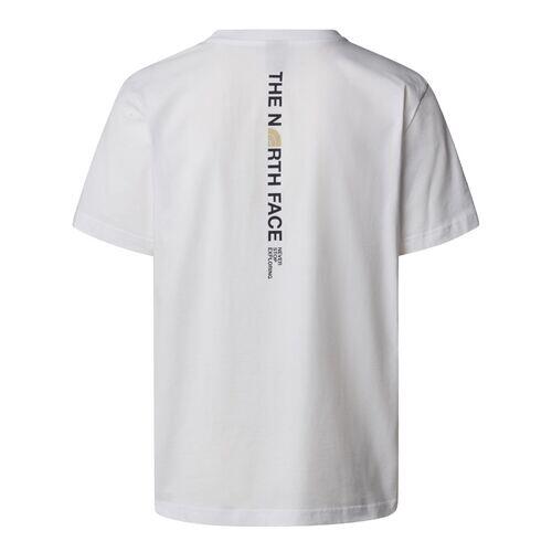 Camiseta para Hombre The north face Logo vertical Blanco 5/5