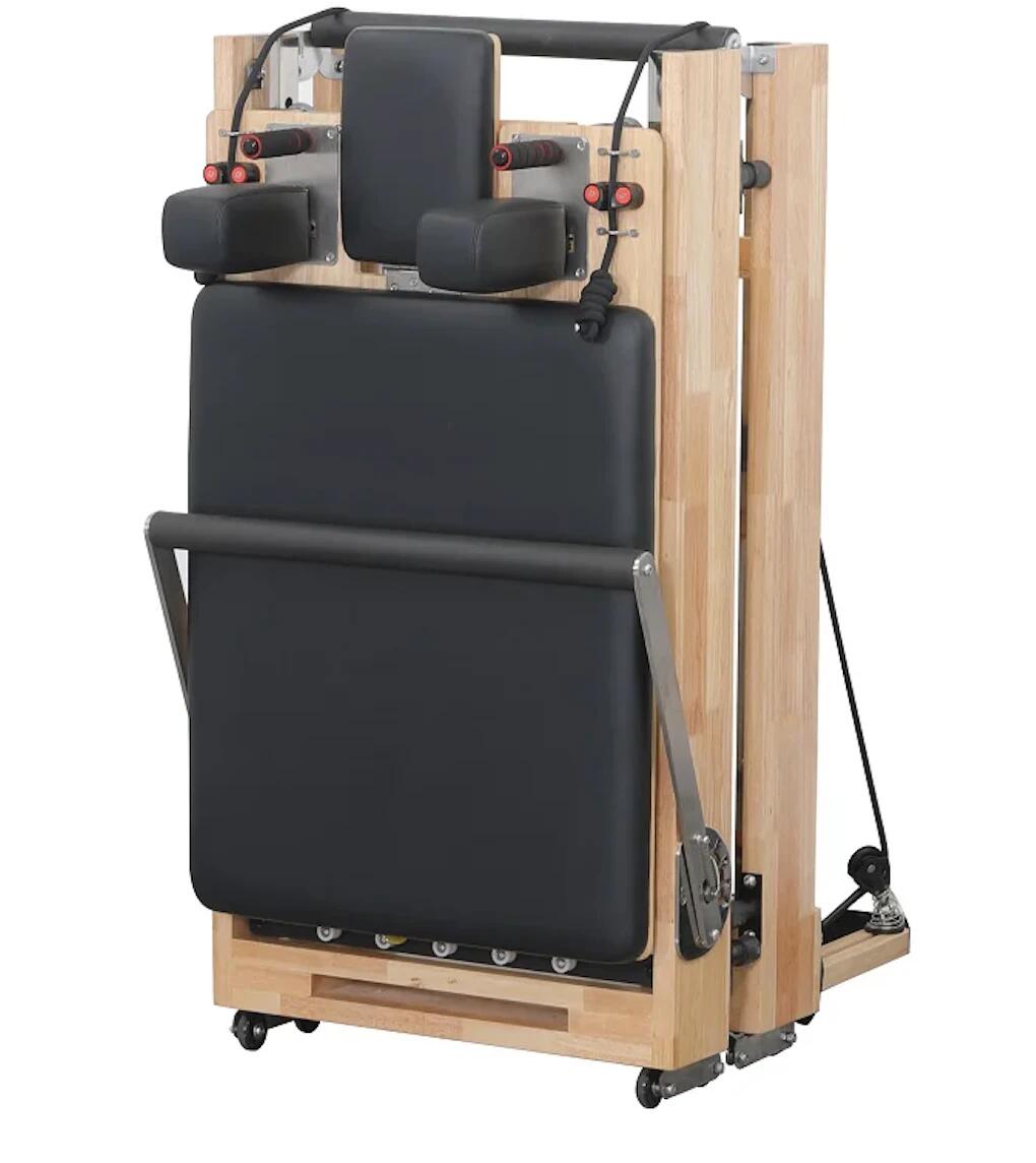Skládací pilates reformer Sharp Shape ve verzi s dubovým rámem. 7/7