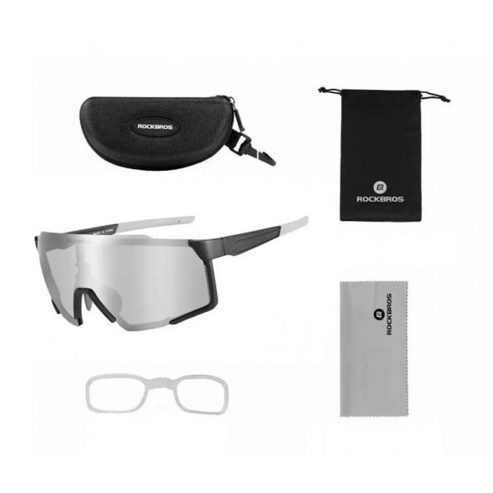 Okulary rowerowe / sportowe z polaryzacją ROCKBROS UV400 (SP22BK) 2/7