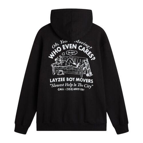 Sudaderas jerseys polares para Hombre Vans Moving pullover Negro 5/5