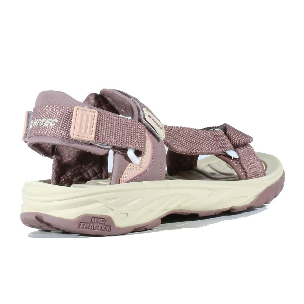 Sandalen Flip Flops Damen - HI-TEC W Ula Raft - Rose/Grey 3/7
