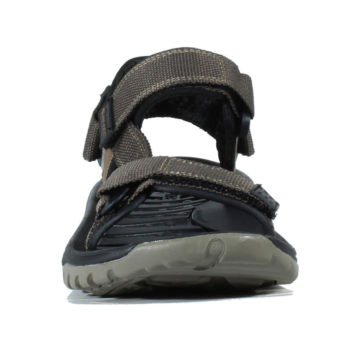 Sandalias Y Chanclas Hombre - HI-TEC Ula Raft  - Black/Olive/Yellow 5/7