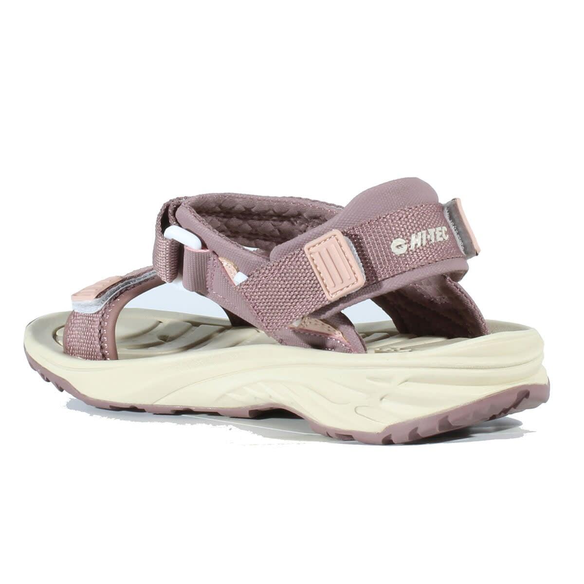 Sandalen Flip Flops Damen - HI-TEC W Ula Raft - Rose/Grey 5/7