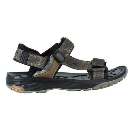 Sandales Et Tongs Homme - HI-TEC Ula Raft - Black/Olive/Yellow