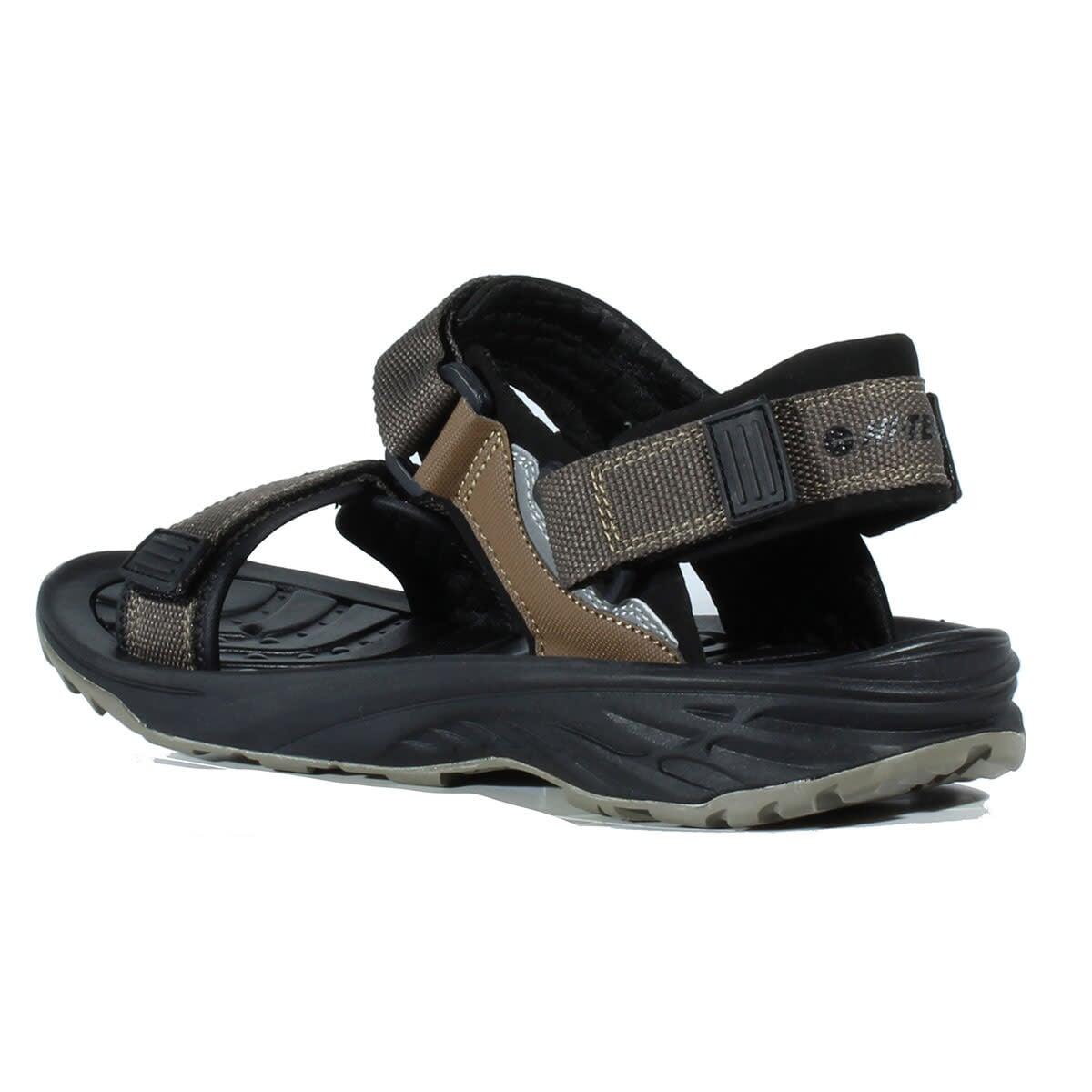 Sandalias Y Chanclas Hombre - HI-TEC Ula Raft  - Black/Olive/Yellow 6/7
