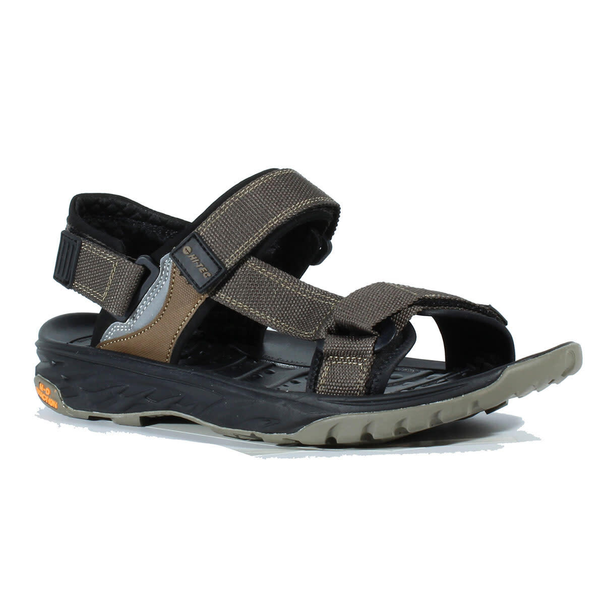 Sandalias Y Chanclas Hombre - HI-TEC Ula Raft  - Black/Olive/Yellow 2/7