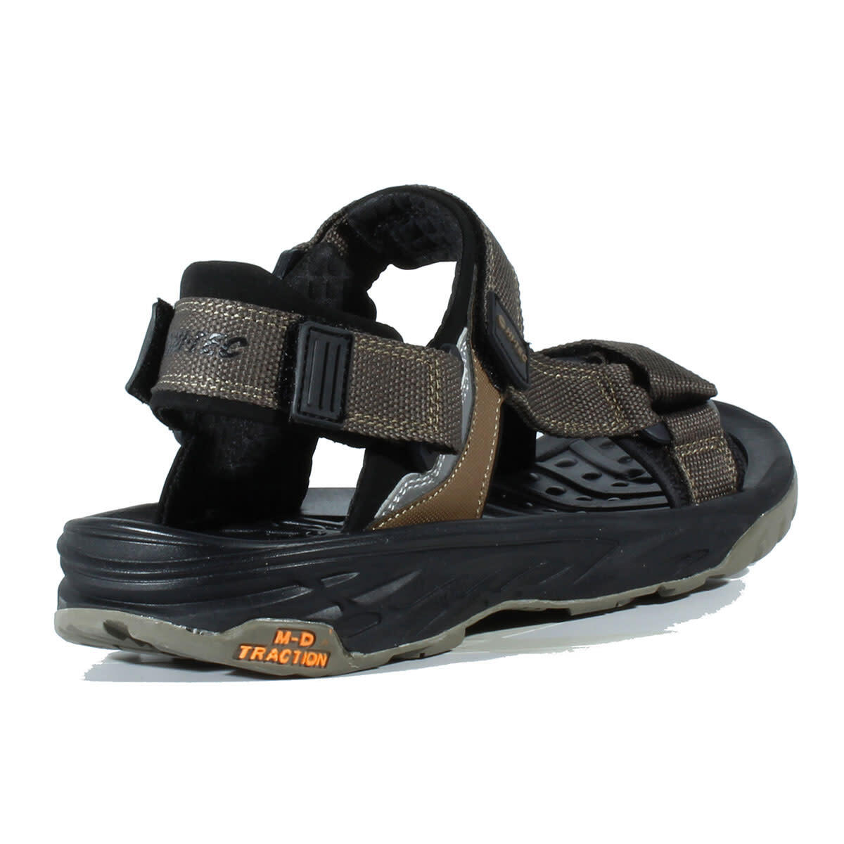 Sandalias Y Chanclas Hombre - HI-TEC Ula Raft  - Black/Olive/Yellow 4/7