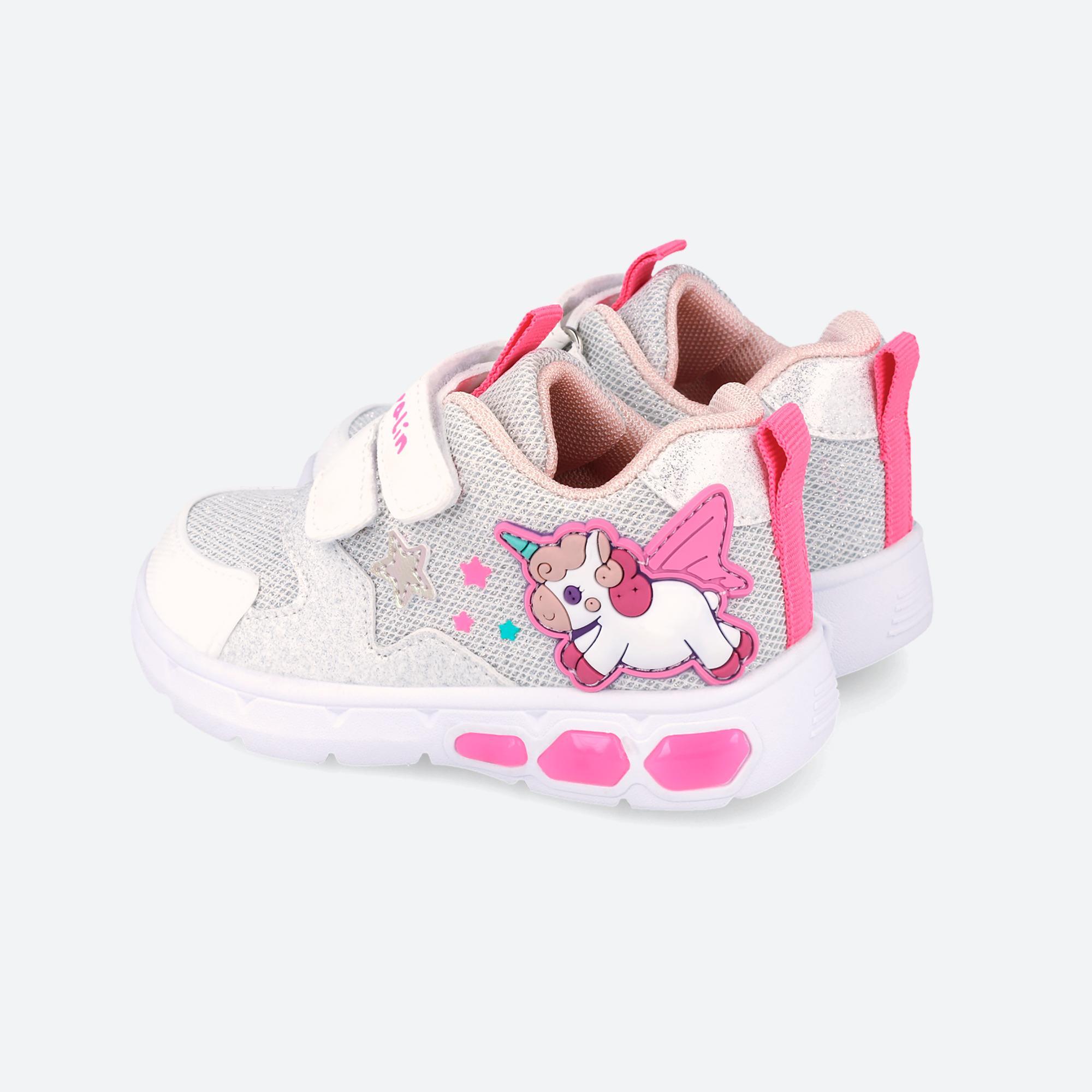Zapatillas Niña Garvalín 262720B Blancas Cierre Adherente 3/7