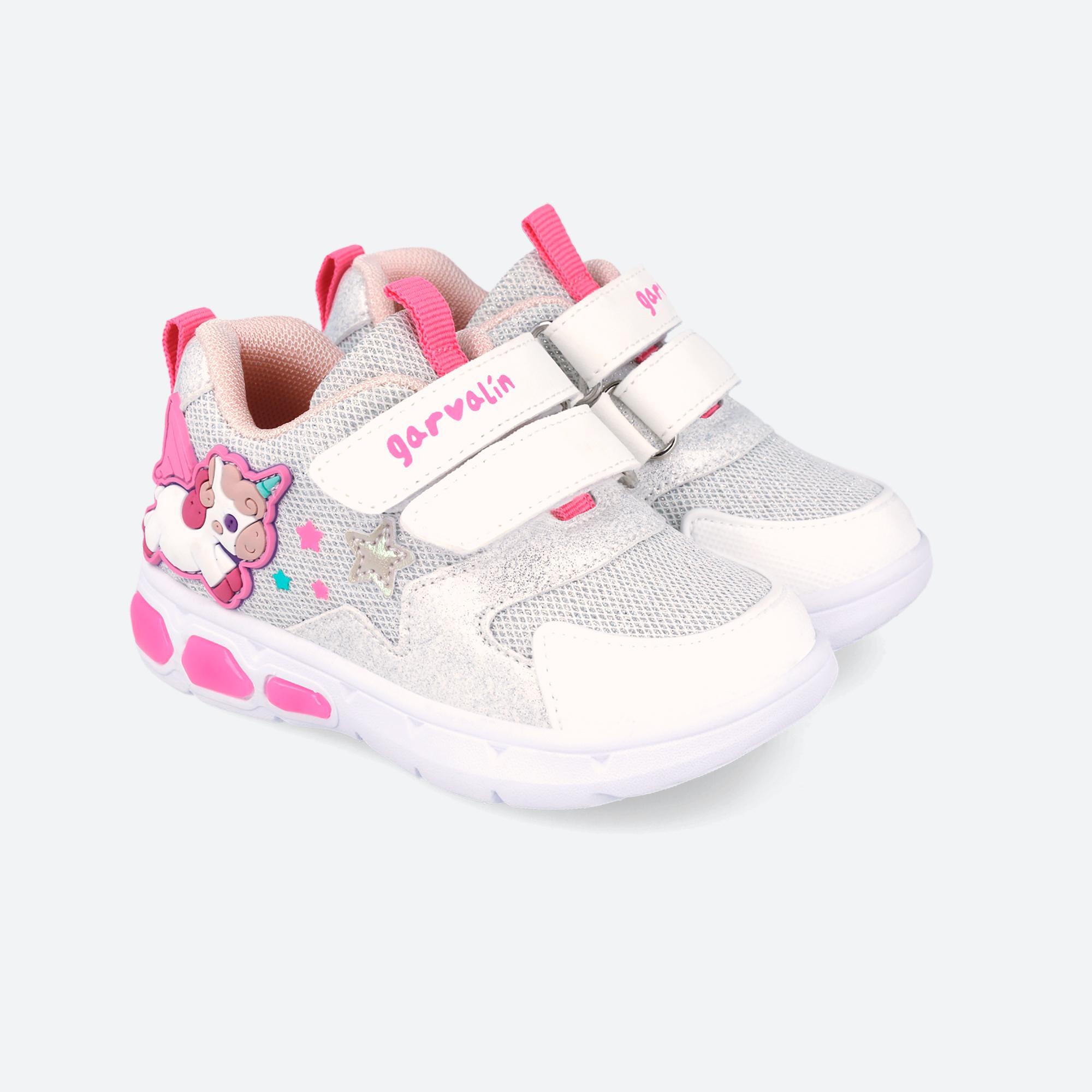 Zapatillas Niña Garvalín 262720B Blancas Cierre Adherente 2/7