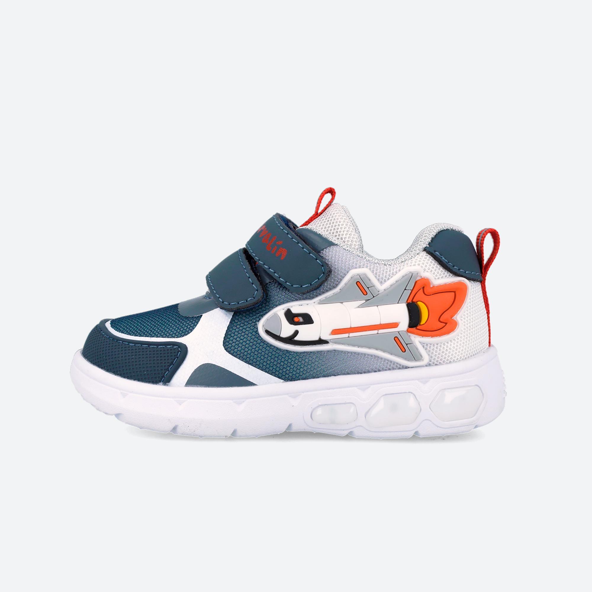Zapatillas Niño Garvalín 262721A Azules Cierre Adherente 5/6
