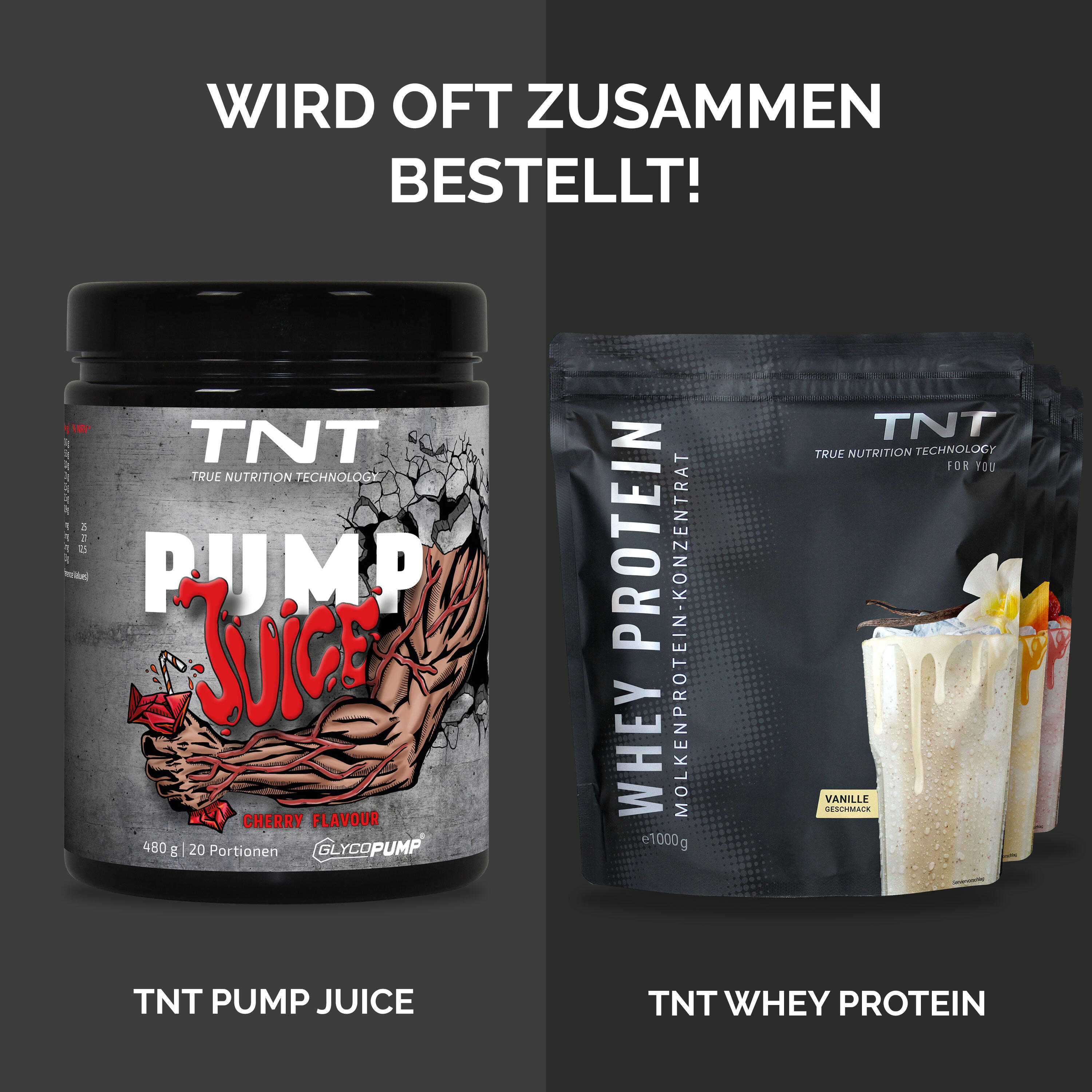 Pump Juice - Trainingsbooster ohne Stimulanzien (Cherry) 480g 6/6
