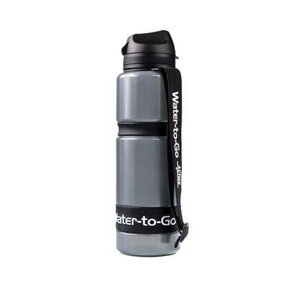 Trinkflasche 0.75 Liter mit Filter - Water-to-Go Active 75 blau