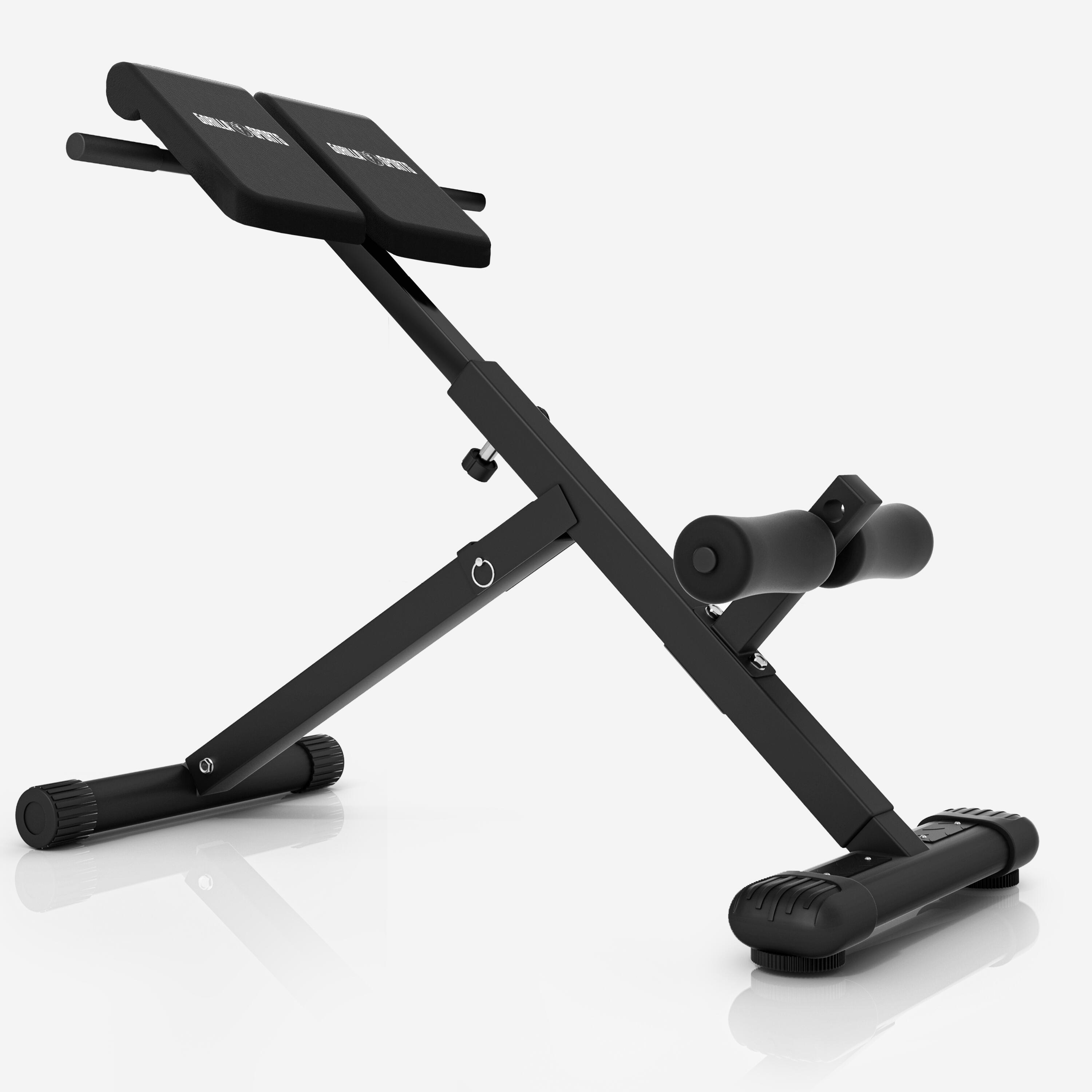 Banco Musculación Espalda Gorilla Sports Negro 7/7