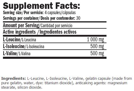 Bcaa xt - 120 cápsulas de Amix Nutrition 3/4