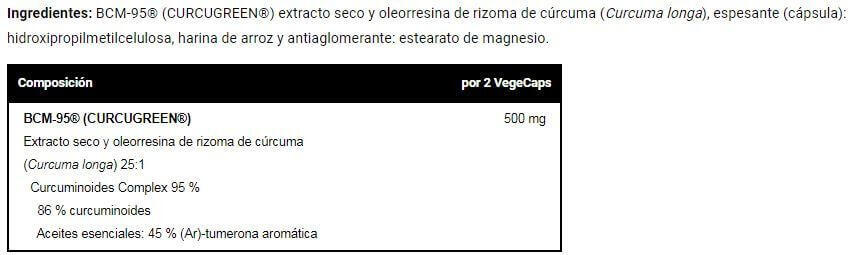 Curcumin bcm-95 - 60 capsules de VitoBest 3/4