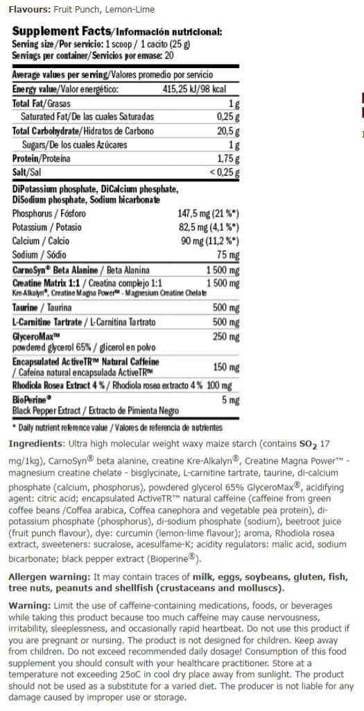 Per4max - 500g Punch aux Fruits de Amix Nutrition 2/3