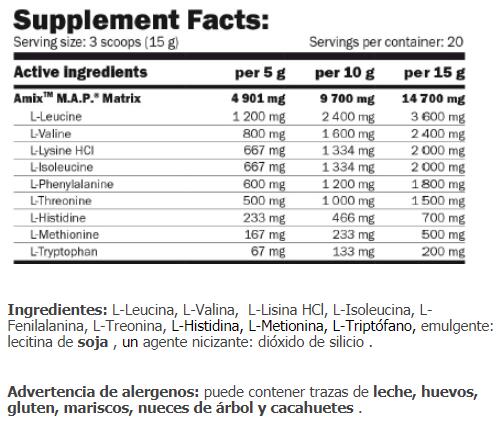 M.a.p. muscle amino power - 300g Neutre de AmiXpro® series 4/5